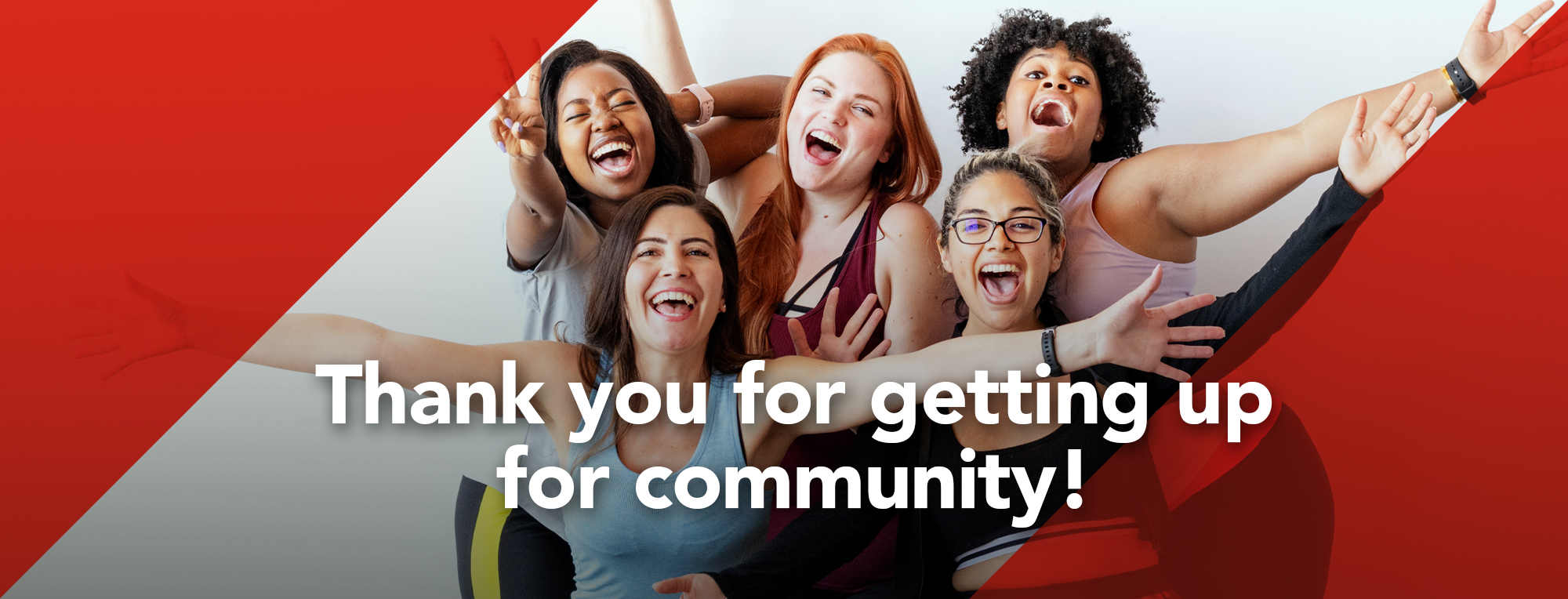 Thank you for getting up for community!